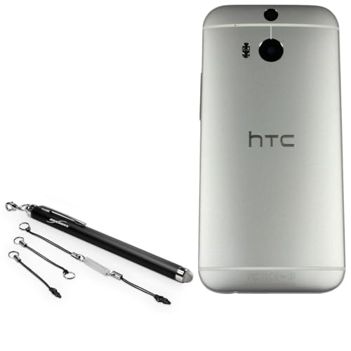 BoxWave Stylus Pen Compatible with HTC One Remix - EverTouch Capacitive Stylus, Fiber Tip Capacitive Stylus Pen - Jet Black