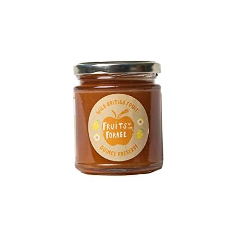 Fruits of the Forage | Quince Preserve 210g, Glass Jar with Multi Coloured Label Cover
