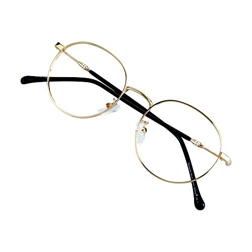Image of VisionGlobal Blue Light Blocking Glasses for Women Men, Computer Reading, TV Glasses, Stylish Oval Frame