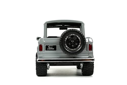 Jada Toys Just Trucks 1973 Ford Bronco 1:24 Gris miniatura 5