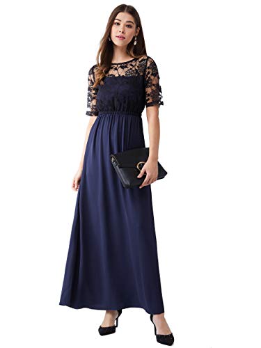 Image of Miss Olive Women's Crepe Skater Maxi Dress