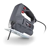 ERGONOMIQUE - La conception de la scie sauteuse vous permet de l'utiliser d'une seule main, tandis que le matériau souple de la poignée offre une meilleure prise en main et un plus grand confort d'utilisation.