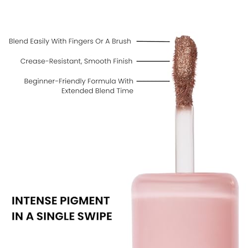 Image of Milagro Beauty Eye Cloud Liquid Eyeshadow | Lightweight, Crease-Resistant | Intense Pigment, Blendable & Buildable | Long-Lasting, Non-Sticky Eye Makeup (Drizzle Shade)