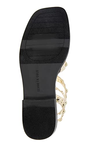 Kenneth Cole New York Women's Ruby Flat Sandal, Gold, 9.5 #TOP7