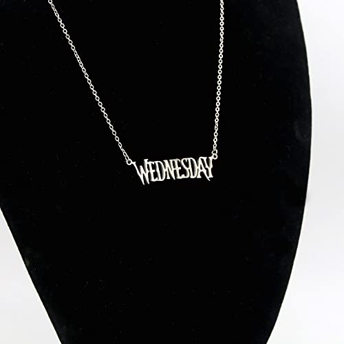 SONGCHANGJEWELRY Pendant Necklace Costume Accessories for Addams Cosplay - Women Men Party Jewelry Gift Halloween Costume Prop Merch4