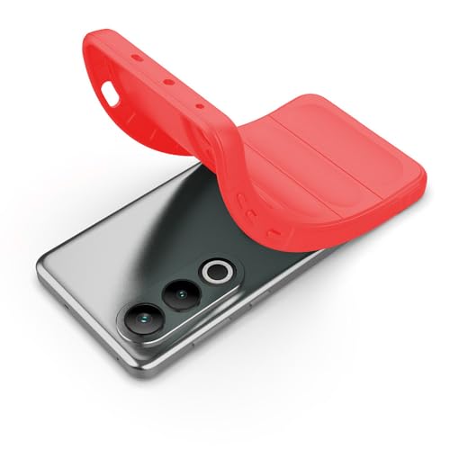 Image of Amazon Brand-Solimo Mobile Cover for OnePlus Nord CE4 5G | Full Camera Protection | Liquid Silicon Case | Flexible Bumper Case for OnePlus Nord CE4 5G (Red)