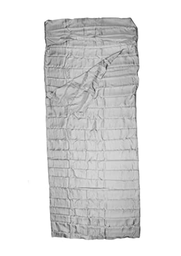 Inlett 100% Seide 210x85 cm für Deckenschlafsack & Mumienschlafsack...