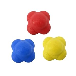 3Pièces Six Sidée pour Entraînement Et Coordination De Réaction Multi Sports Baseball Tennis Badminton