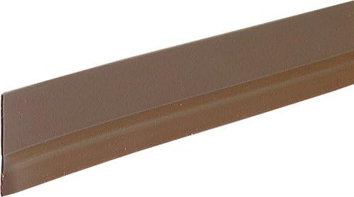 Door Sweep, Self-Adhesive, Brown, 36-In.