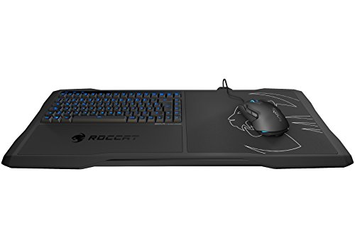 Preisvergleich Produktbild ROCCAT Sova USB AZERTY Französisch Schwarz - Tastaturen (Verkabelt, USB, Membran-Schlüsselschalter, AZERTY, LED, Schwarz)