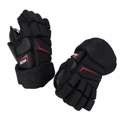 VGEBY Eishockey-Handschuhe, 1 Paar Eishockey-Handschuhe, Hohe Atmungsaktivität, Hockey-Fingerschutzhandschuhe, Gut Sitzende Hockey-Handschuhe aus Nylongewebe, (30,48 cm / 12 Zoll) VGEBY Eishockey-Handschuhe, 1 Paar Eishockey-Handschuhe, Hohe Atmungsaktivität, Hockey-Fingerschutzhandschuhe, Gut Sitzende Hockey-Handschuhe aus Nylongewebe, (30,48 cm / 12 Zoll)