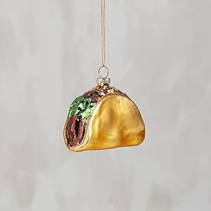 Primitives by kathy glass taco ornament  urban country home decor
