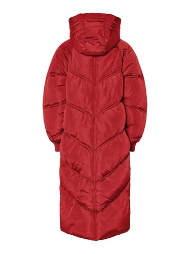 Pcjolie Long Puffer Jacket PIECES abrigo plumífero largo mujer acolchado 4