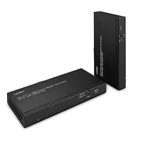 Extensor HDMI 4K60 para cine en casa y eventos con audio ARC sobre cable Cat.6