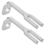 Toddmomy 2 Stück Teiliges Piano Reparaturwerkzeug U-förmige Gabel-klauen Zange Präzise Klavier Saiten-Spanner und Capstan Einsteller für Flügel Klavierregulierung und Instrumentenwartung