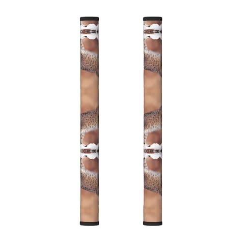WANLON Canada Lynx - Cubierta para manija de puerta de refrigerador, 2 unidades, protector de electrodomésticos de cocina para lavavajillas, horno microondas, muebles