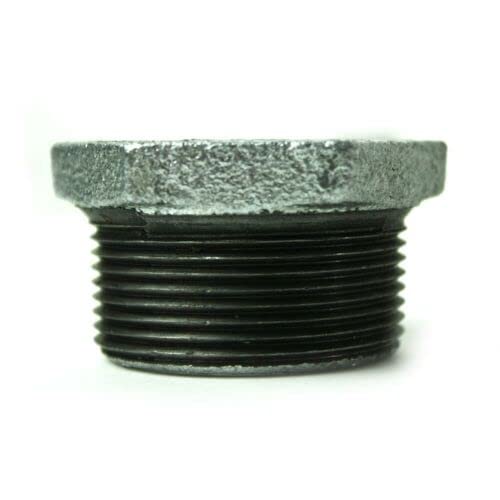 83006 1-1/2 Inch x 1-1/4 Inch Galvanized Steel Hex Bushing HQ