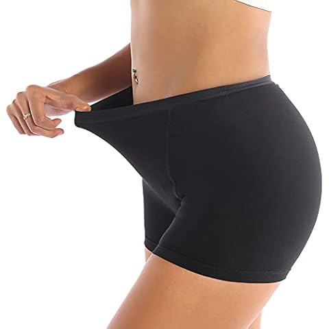 Mordlanka Period Shorts Absorbent Underwear Menstrual Incontinence Boyshorts Overnight for Girls Heavy Flow (xx-Large) Cover