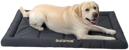 BALANCE Oxford Dog Bed for Extra Large Dogs, Waterproof Dogs Crat...