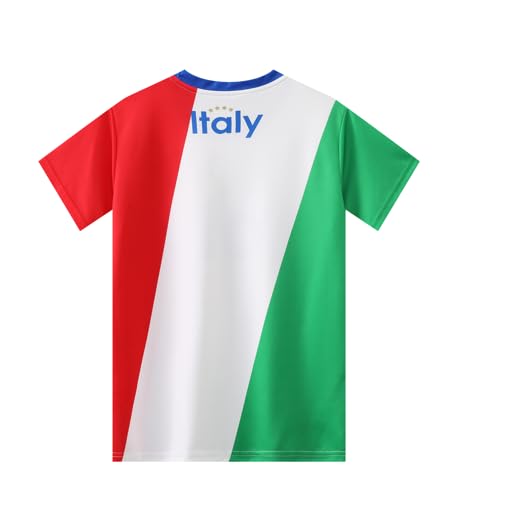 Image of Italy Italia Kids Boys Youth Sports Soccer Football Kit Jersey Shirt Shorts Set