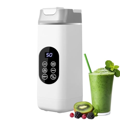 Batidora Portátil De Batidos,Batidora Portátil Recargable Por USB Para Viajes - Vaso Batidora De Viaje Para Casa Playa Oficina Cocina