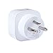Produktbild Israel Adapter Plug Reisen Stecker Typ H zu EU Europe European Typ C E F Steckdose für Spain ES France FR Italy Italian IT Germany DE Portugal Denmark Dänemark Griechenland Türkei Universal 3 Pin