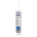 Seves Glass Block Sealant – Clear 10.3 oz Cartridge | Industrial-Grade, Neutral Cure Silicone Adhesive for Glass Block Installation | Weatherproof, Multi-Surface
