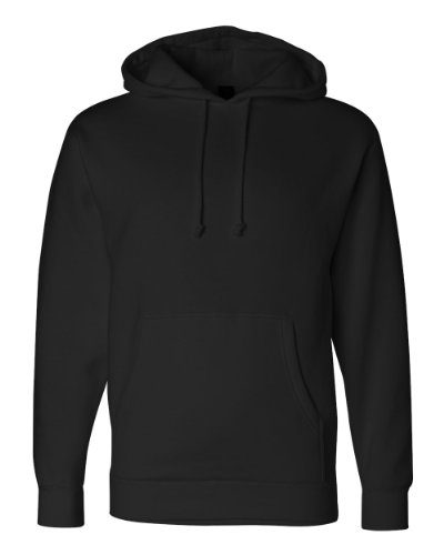 Independent Trading Co. mens Hooded Pullover Sweatshirt (IND4000) Black 3Xl2