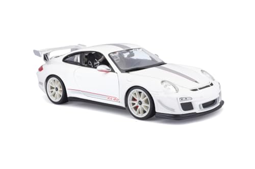 Porsche 911GT3 RS 4.0 blanco a escala 1:18 miniatura 4