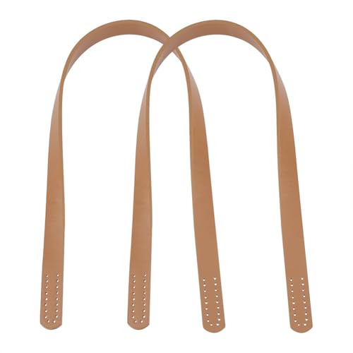 PH PandaHall 1 Pair(2pcs) Imitation Leather Purse Handles 23” Sew On Bag Handles Purse Handbags Strap Replacement for Purse Handbag Shoulder Tote Bag Making Supplies, Dark Khaki