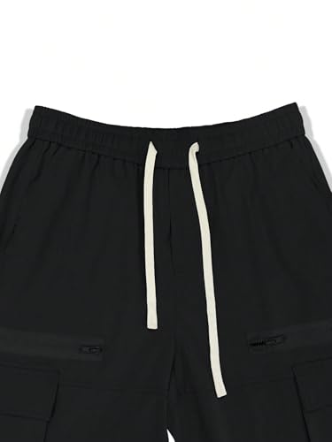 Image of Q - RIOUS Cotton Casual Cargo Pants for Men - Multi-Pocket Style