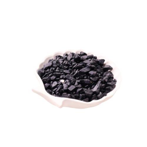 Image of Healing Crystal Chips for Vastu Natural Black Tourmaline Chips Stone 250 Gm Black Tourmaline Crystal Stone Chips Dust Raw Rough Stone For Reiki Healing Meditation