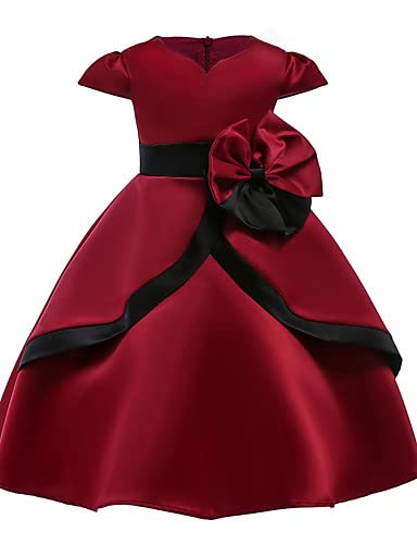 Image of Girl's Synthetic A-Line Maxi Dress