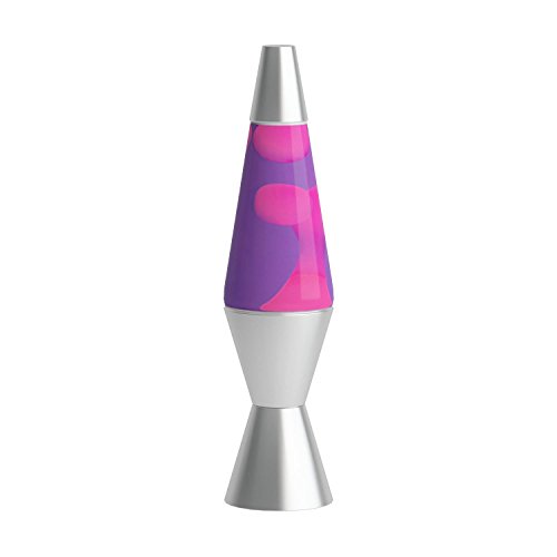 Schylling 2121-4002 Pink/Purple 14.5" Classic Motion Lava(r) Lamp Silver, 20-Ounce