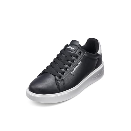 Image of Karl Lagerfeld Mens Lightweight Phylon Sole Faux Leather Sneaker