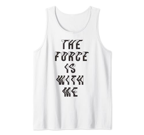 Débardeur Star Wars The Force Is With Me en coton doux pour les fans de pop culture