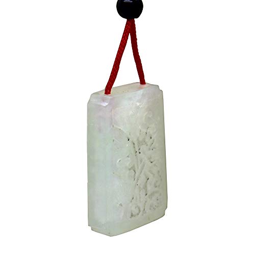 Perfume en bolsa decorativa de jade tallado chino miniatura 3