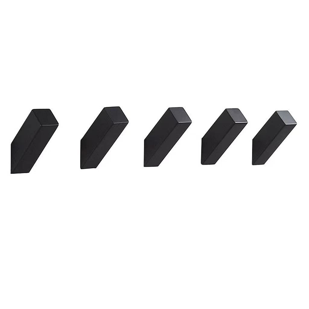 Generic Cocina, Baño, Percha, Percha, Toalla, Gancho, Percha de Pared/Negro/8 * 2,5 cm
