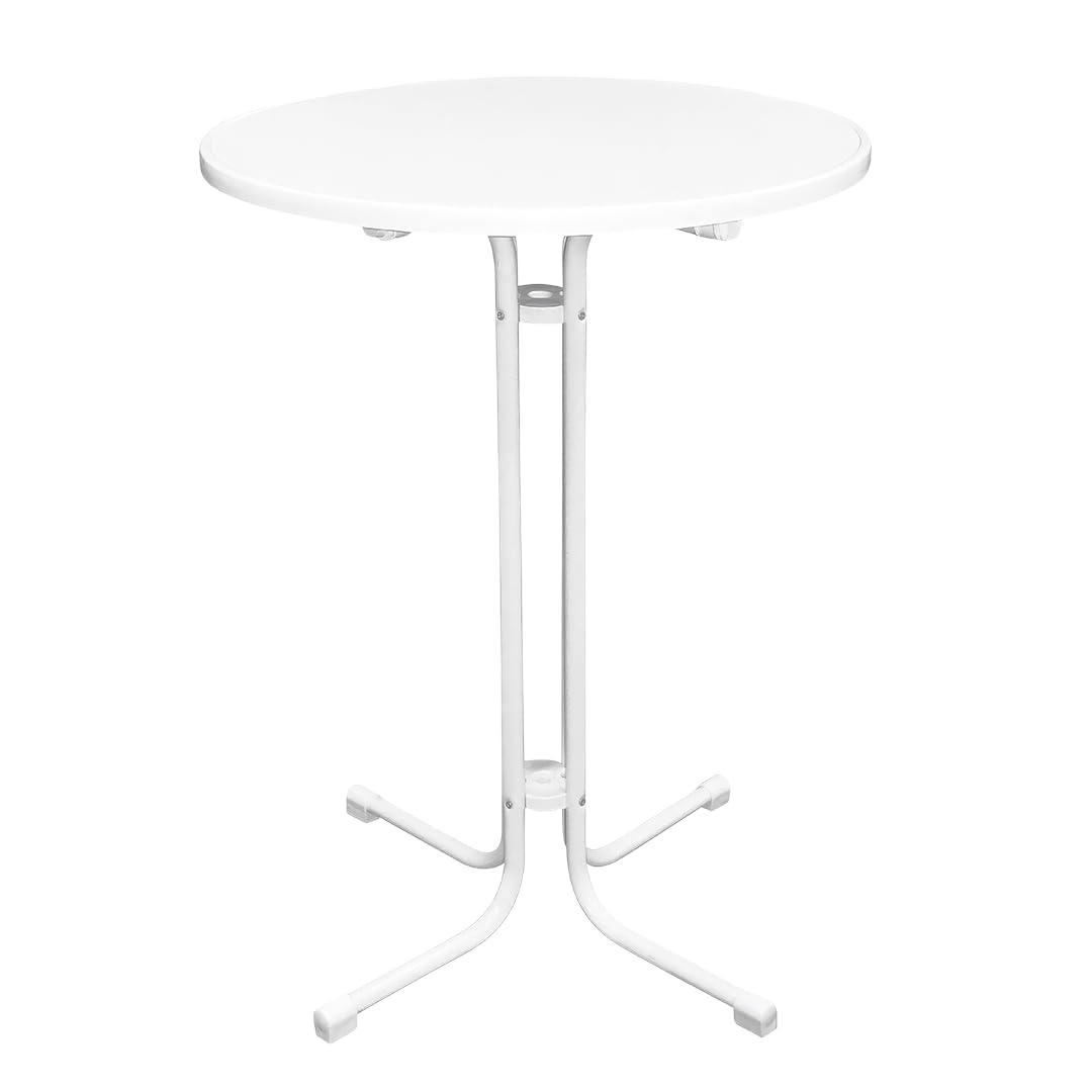Stehtisch Bistrotisch Sevelit/Topalit klappbar Weiß (80 cm)