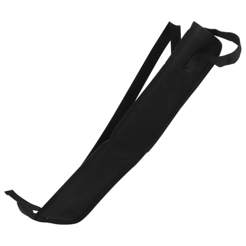 UTHCLO Professionelle Drumstick Tasche Robuster Mallets Organizer Beutel mit Reißverschluss Praktische Trommelstöcke Aufbewahrung für Drummer Tragbare Stick Lagerung Geeignet für Schwarz