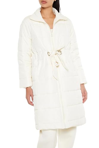 Forever 21 Women's Quilted Longline Puffer Jacket