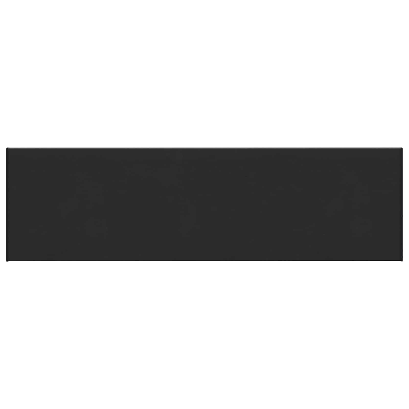 Generisch Fensterbank Schwarz mit Holzmaserung 120 x 45 x 4,5 cm PVC 6.6kg