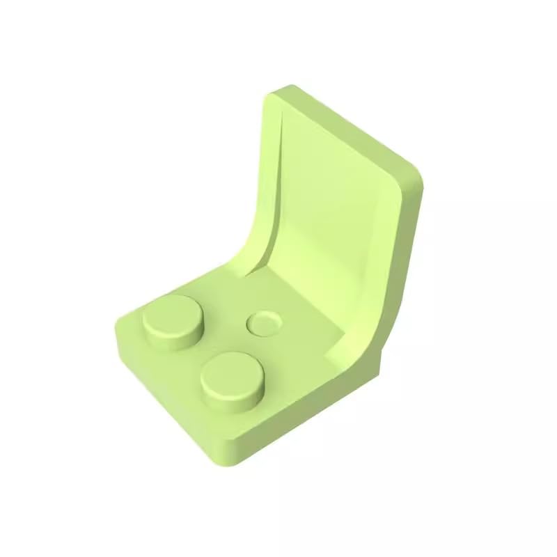 4079 Seat/Chair 2X2 50 Pieces High-Precision MOC Building Bricks Replacement Parts Compatible with Lego bricks GDS-1308 Yellowish Green — image 1