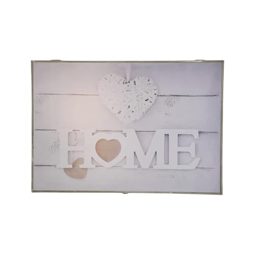 DAMDAM GO | Coperchio Contatore Elettrico Nordic in Legno (Home Bianco)