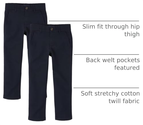 Image of The Children's Place Boys' Stretch Skinny Chino Pants, Multipacks