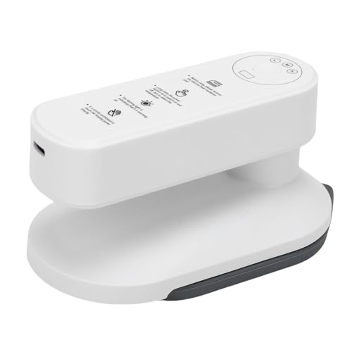 SPYMINNPOO Plancha Eléctrica de Mano, Vaporizador de Mano de Calentamiento Rápido de 30s con 3 Modos de Temperatura, Plancha de Viaje Portátil Recargable de 5000mAh