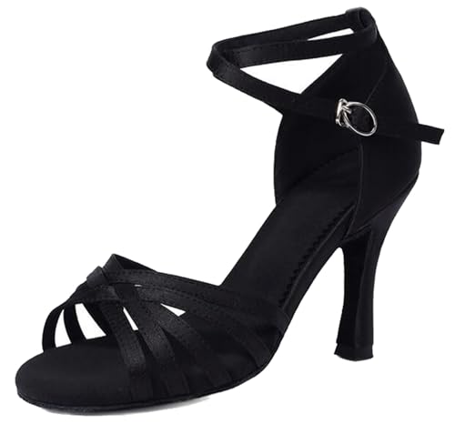 Sandales de danse à talon haut Z002 avec bride cheville élégante pour femme