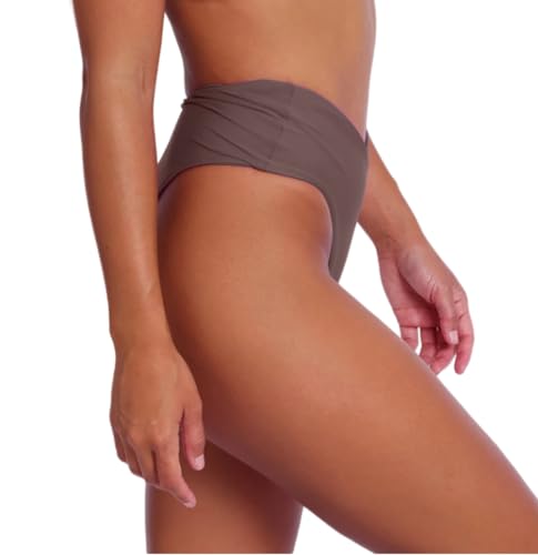 Image of geluboao Women's Bikini Bottom Sexy V Cut High Cut Swimsuit High Waisted Bathing Suit Bottoms