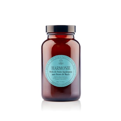 Elixirs &Co - Sels De Bain Aux Fleurs De Bach Harmonie - Soins Du Corps Naturels - Relaxation Et Équilibre - Pour Bain Apaisant - Parfum Délicat Et Réconfortant - Utilisation Simple - 300g