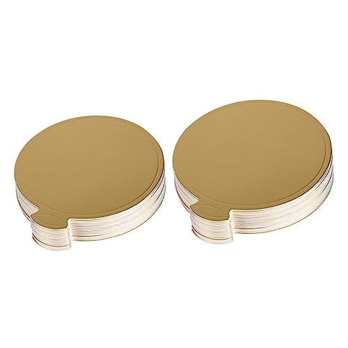 FUNOMOCYA 200pcs Cake Trays Paper Cake Bases Paper Boards Suitable for Mini Pastries and Desserts
